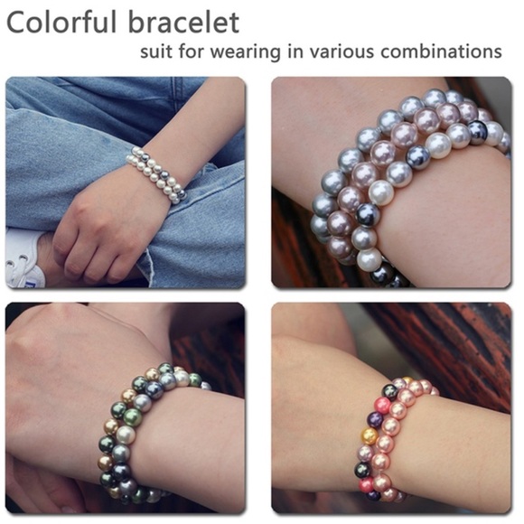 FAUX PEARL BRACELETS 2 $8 - Picture 7 of 7